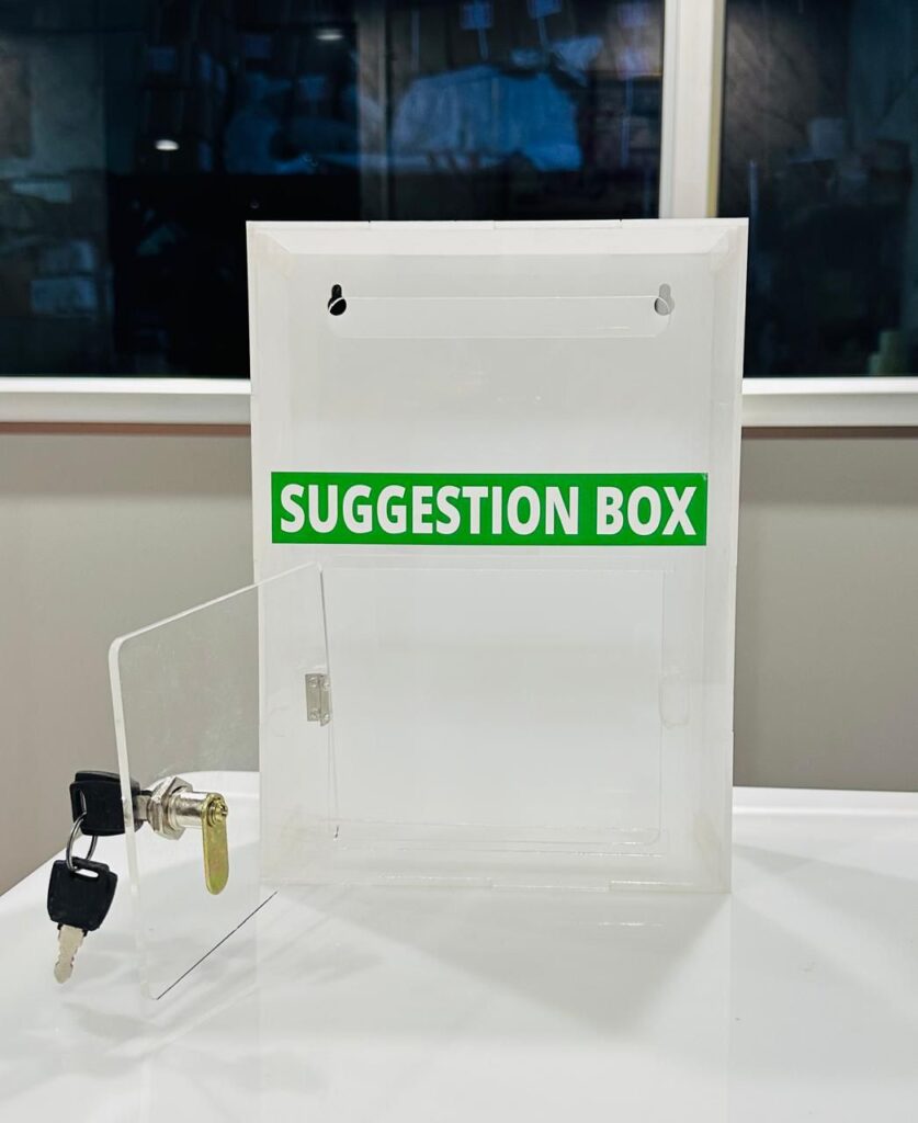 Suggestion Box - shantimediequip