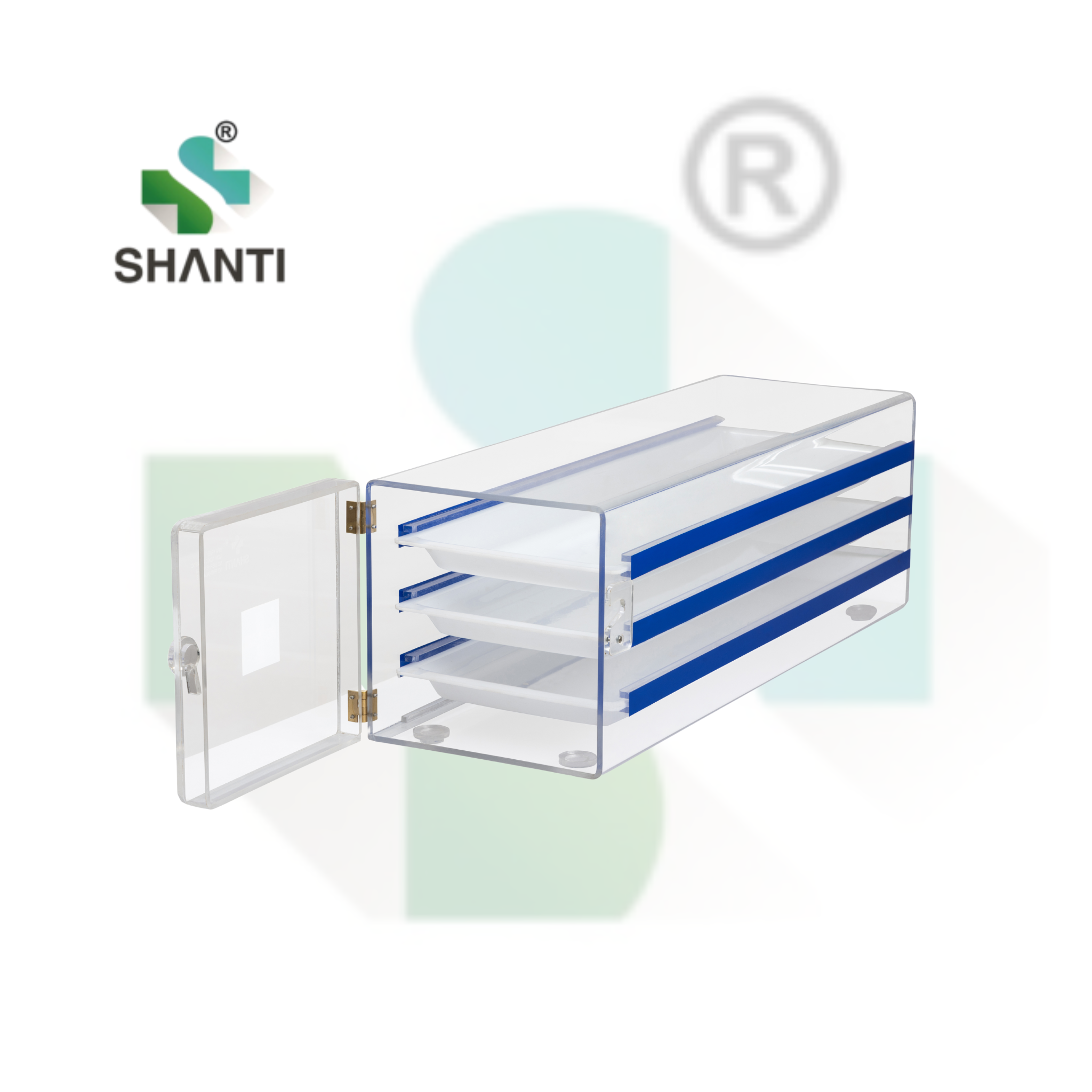Formalin Chamber 30×8.5×8.5 – 3 Tray (Model: SFC3083) Maximum-Capacity Fumigation & Specimen Preservation Chamber