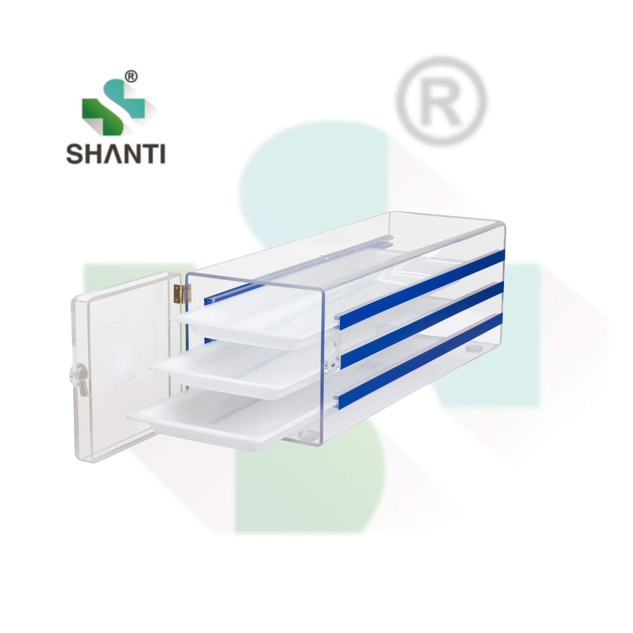Formalin Chamber 30×8.5×8.5 – 3 Tray (Model: SFC3083) Maximum-Capacity Fumigation & Specimen Preservation Chamber