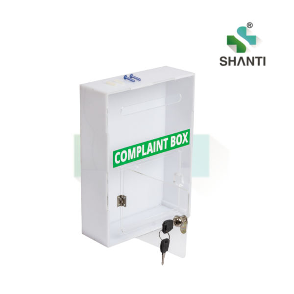 Complainlow Box Secure Complaint Box | Lockable Metal Grievance Redressal