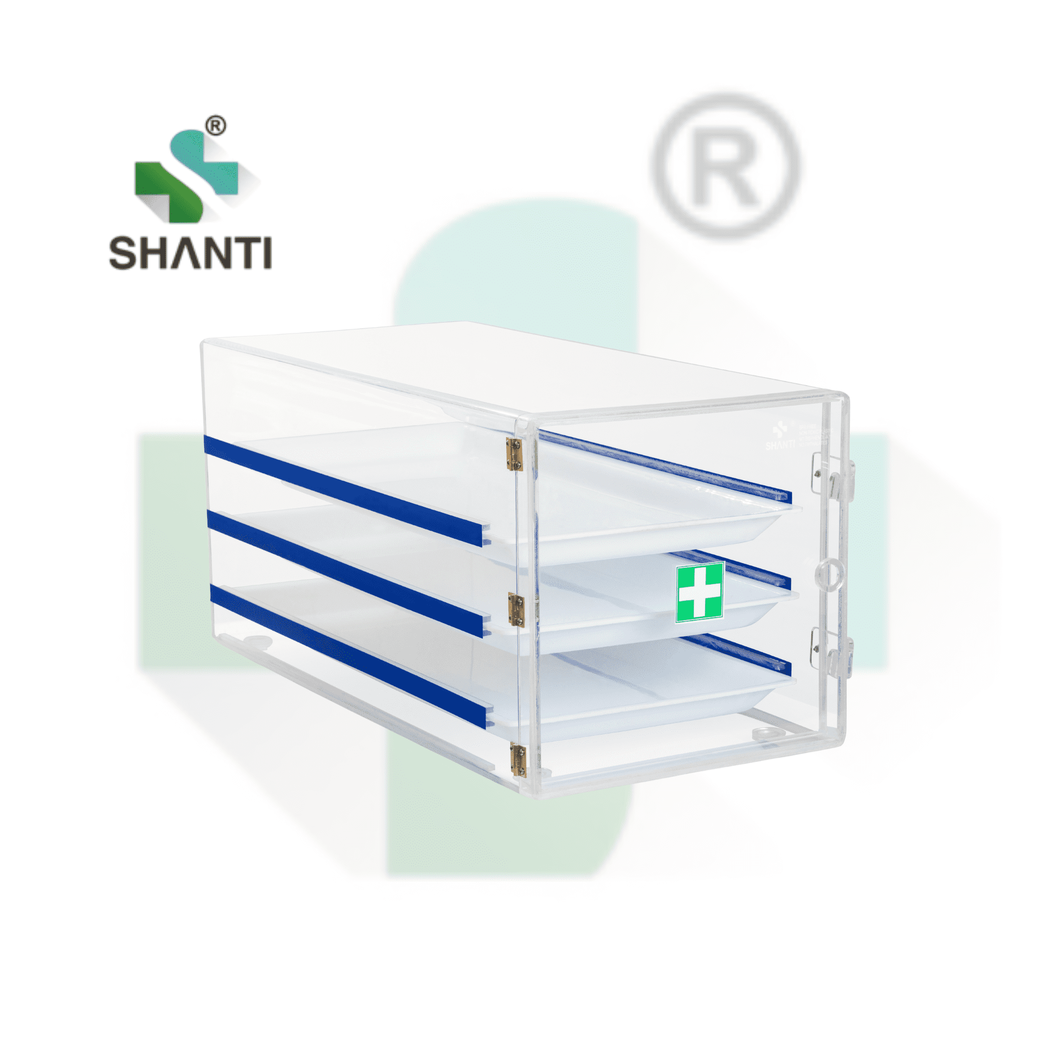 Formalin Chamber 32×12.5×12.5 – 3 Tray (Model: SFC32123) Extra-Wide Professional Fumigation Chamber for Advanced Specimen Preservation