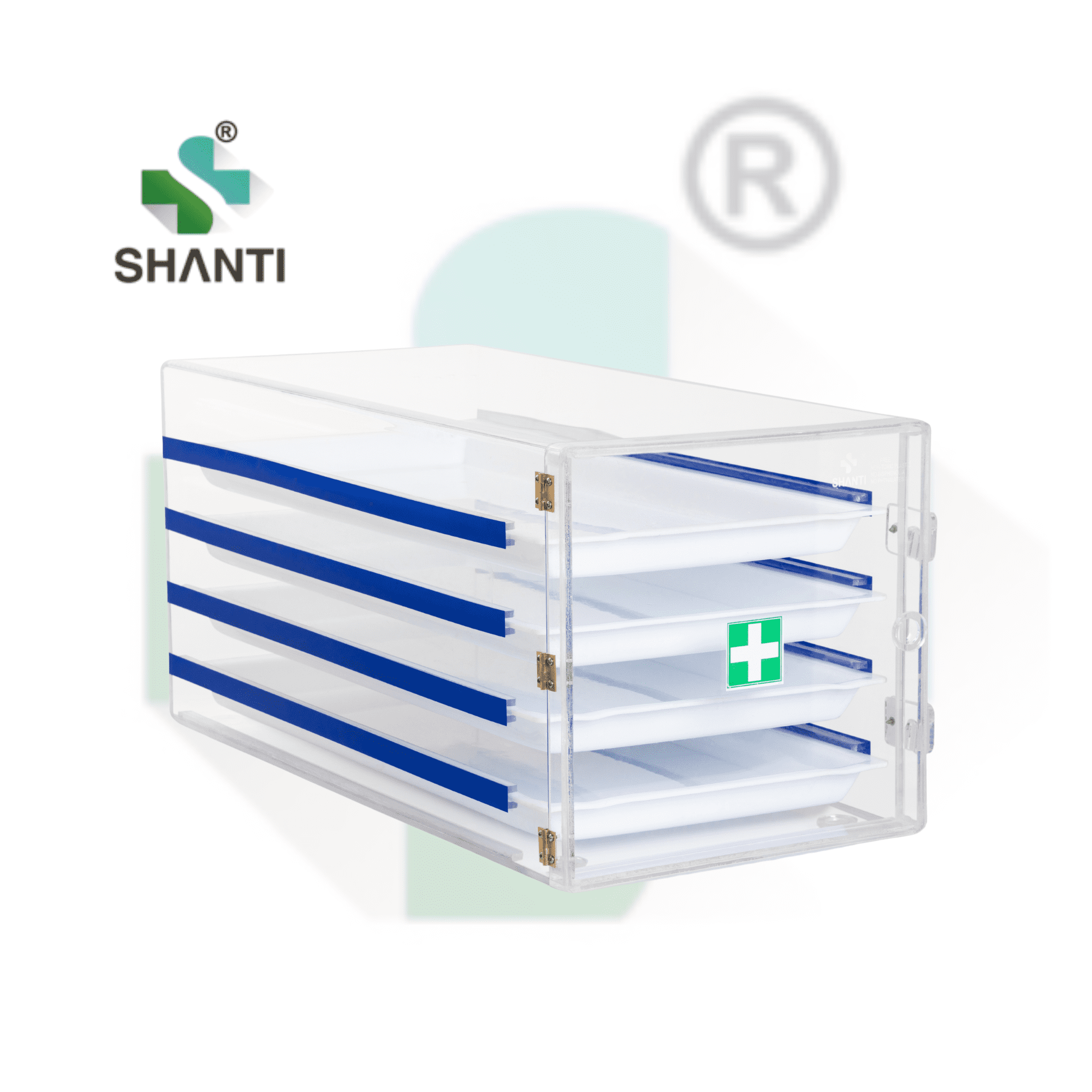Formalin Chamber 32×12.5×12.5 – 4 Tray (Model: SFC32124) Extra-Large 4-Tray Fumigation & Specimen Preservation Chamber for Professional Laboratories