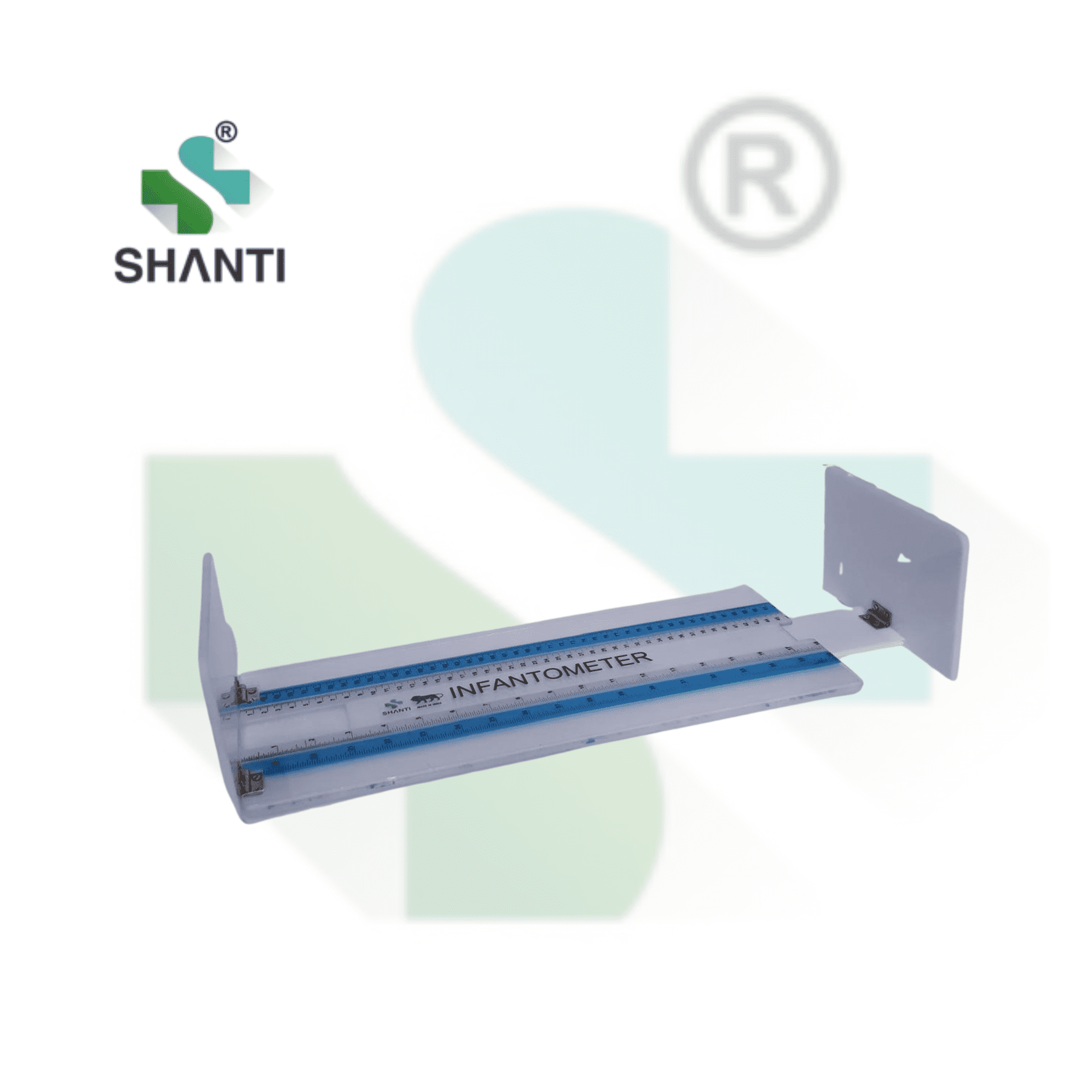 Shanti Infantometer 18 x 5 (SI185) – Accurate Infant Length Measuring Board for Clinics, Hospitals & Pediatric Use