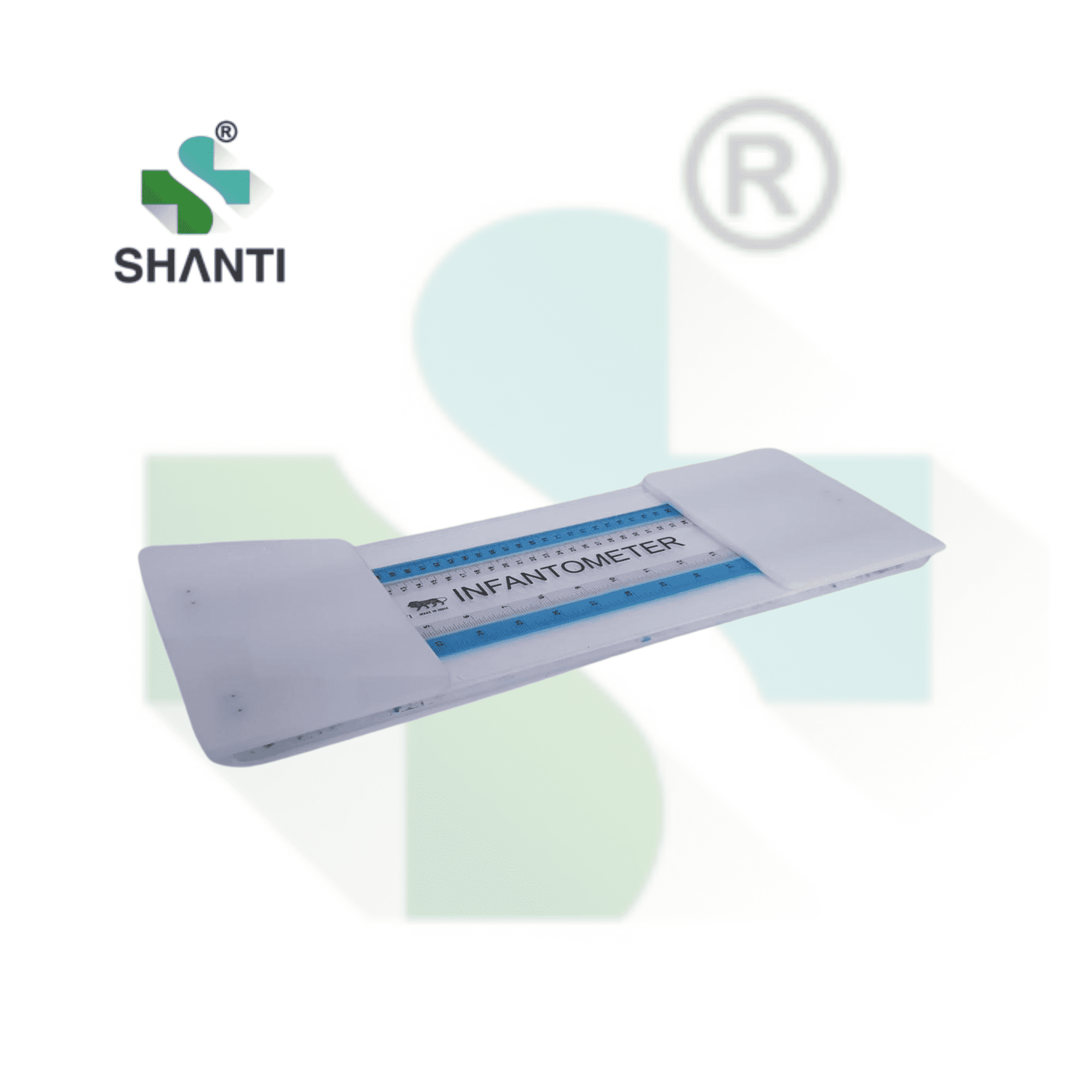 Shanti Infantometer 18 x 7 (SI187) – Professional Infant Length Measuring Board for Accurate Newborn Growth Monitoring